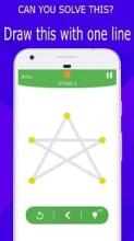 One Line Drawing Puzzle : Solve the brainy puzzles截图1