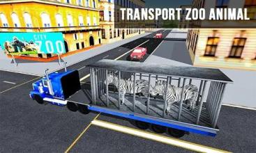 Zoo Animal Transporter Truck Driver Simulator 3D截图1