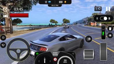 Car Traffic Ford Mustang Racer Simulator截图1