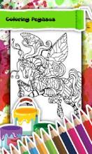 Pegasus Coloring Book Unicorn截图3