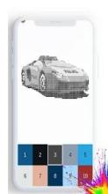 Cars Color By Number, Cars Coloring Pages截图1