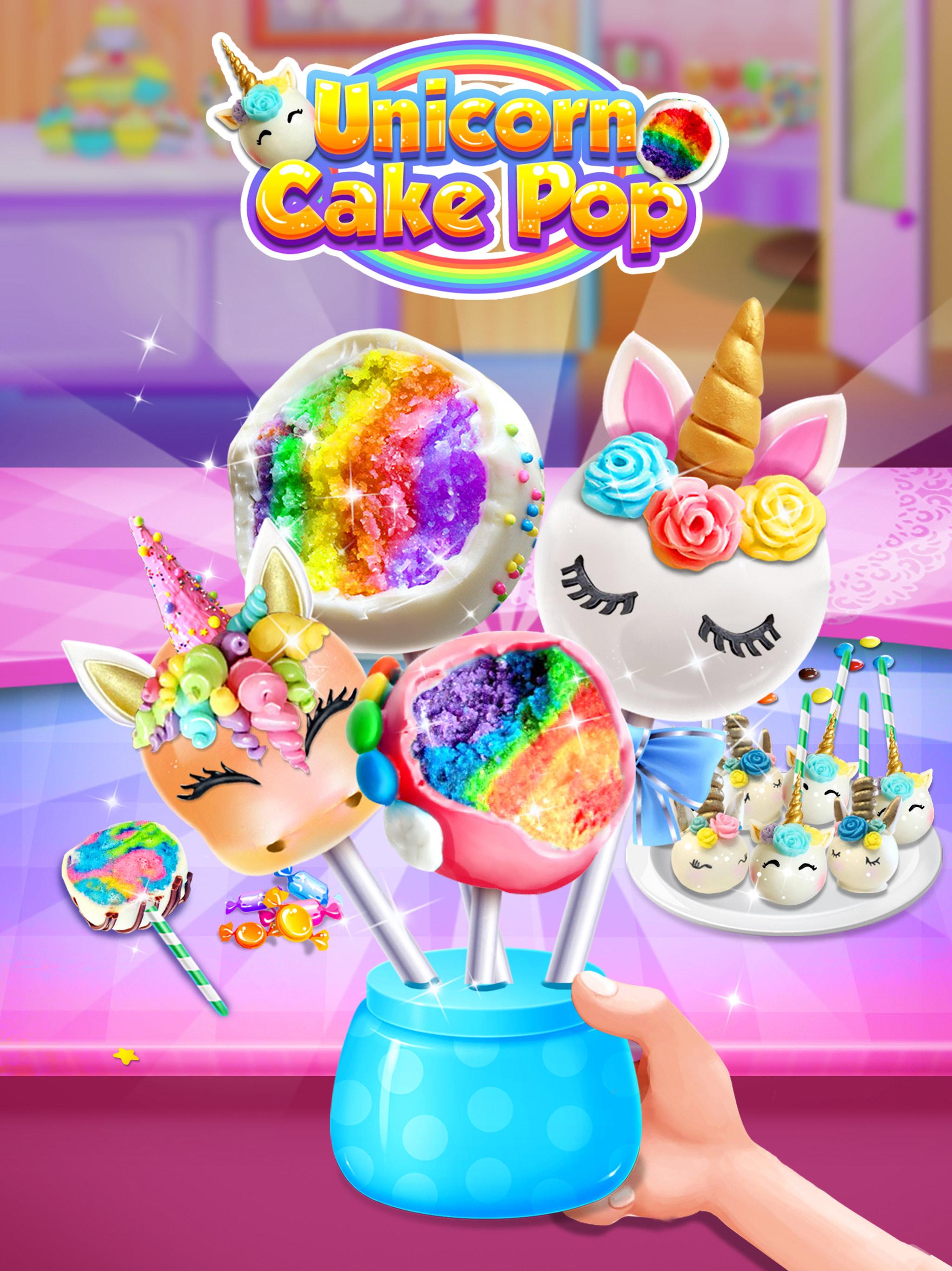 Unicorn Cake Pop Maker - Sweet Fashion Desserts截图1