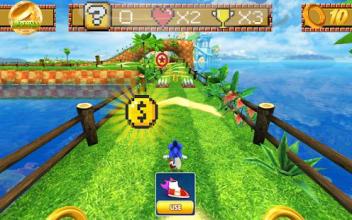 Sonic Craft Rush : Pixel Escape 3D截图5