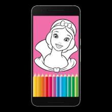 Free Princess Coloring Pages截图1