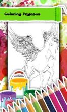 Pegasus Coloring Book Unicorn截图4