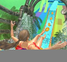 Water Parks Extreme Slide Ride  Amusement Park 3D截图1