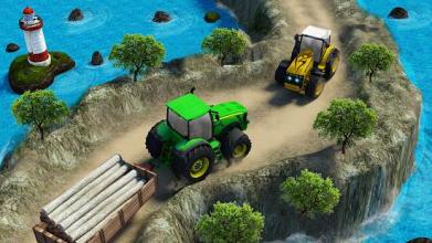 Real Tractor Cargo Offroad Thresher Farming Sim截图4