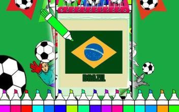 Livro de Colorir Times de Futebol Brasil e Mundo截图3