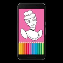 Free Princess Coloring Pages截图2