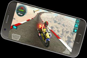 Crazy Bike Driving Simulator Impossible Sky Tracks截图1