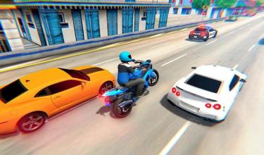 Traffic Racer Highway Moto Rider Simulator Racing截图1