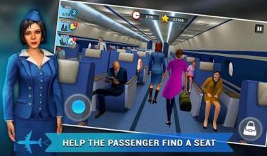 Airplane Flight Attendant -Career Job Sim截图3