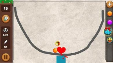 Ball Physics Puzzle : Love Brain Drop On It截图3