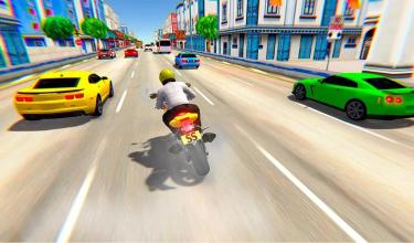 Traffic Racer Highway Moto Rider Simulator Racing截图2