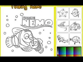 Coloring Fun Page Finding Nemo截图4