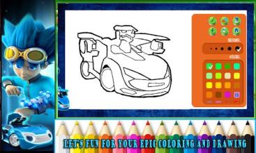 Drawing And Coloring: Real Super Watch Battle Car截图4