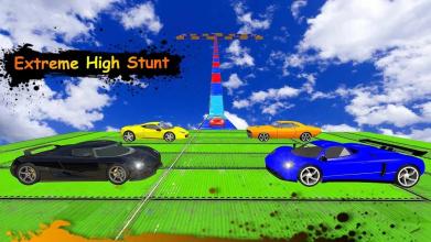 Extreme Car Driving: Impossible Sky Tracks Stunts截图1