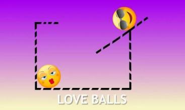 Love Balls Emoji : Draw Lines截图4