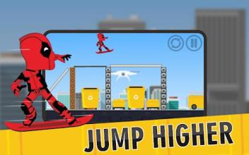 Subway Deadpol Surfer Adventure Game截图3