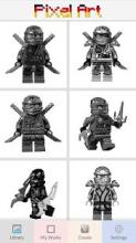 Color by Number - Lego Ninjago Pixel Art截图4