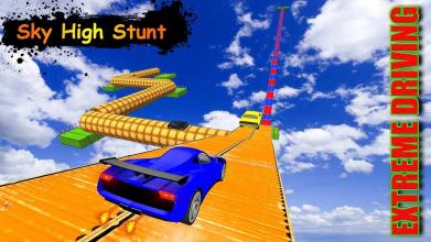 Extreme Car Driving: Impossible Sky Tracks Stunts截图5