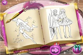 Doll Coloring Book Girl Game截图4