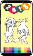 Trolls coloring book for and by fans截图3