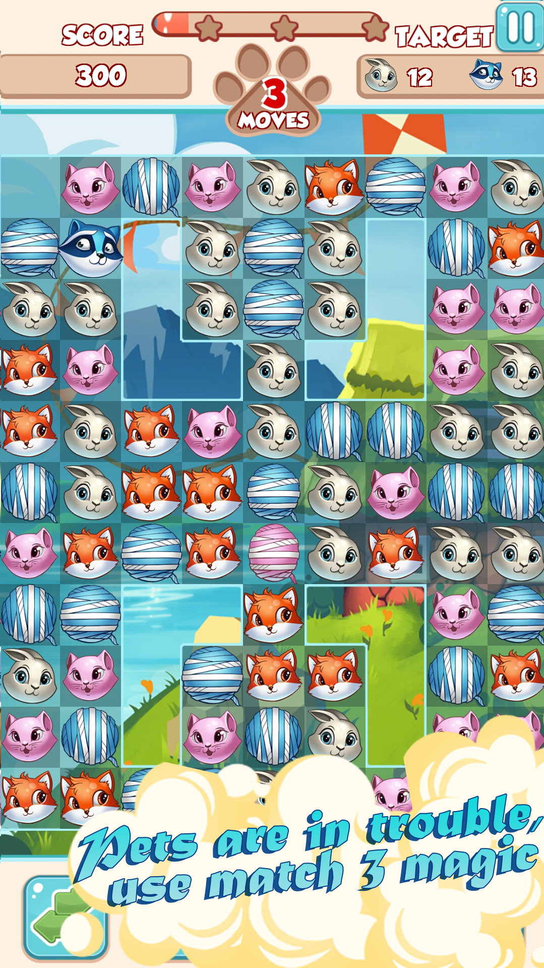 Pets Rescue: Match 3 Zoo截图5