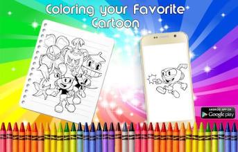 Coloring Cuphead Book Game截图4