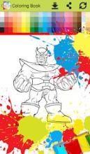 Superhero Infinity Coloring book for kids截图3