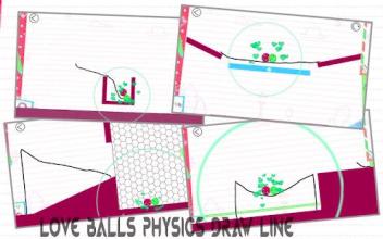 Love Balls physics draw line II IO截图1