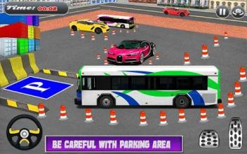 City Coach Bus Simulator Parking Drive截图2