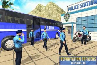 US Prisoner Police Bus: Bus Games截图1