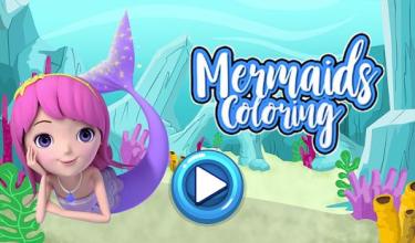 Mermaid Coloring Pages Games截图5