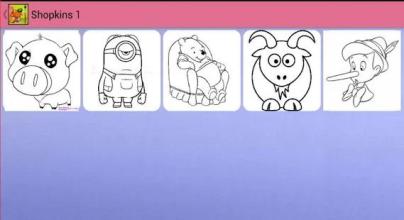 Cartoons Coloring Pages For kids截图4