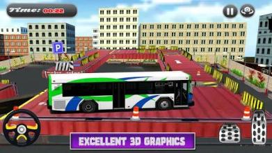 City Coach Bus Simulator Parking Drive截图1