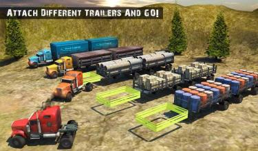 USA Truck Driving School Offroad Transport Games截图3