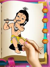 Gopi Krishna Coloring Pages  Radha Krishna Games截图1