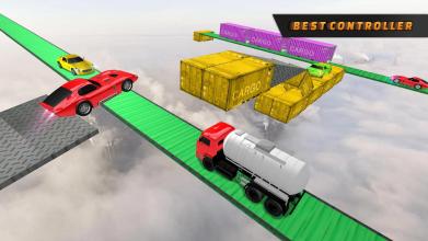 Impossible Car Stunt game  Car games截图1