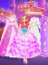 Pink Princess Makeup and Dress Up Salon 2019截图2