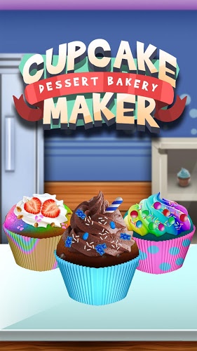 Cupcake Maker Ice Cream Baking截图1