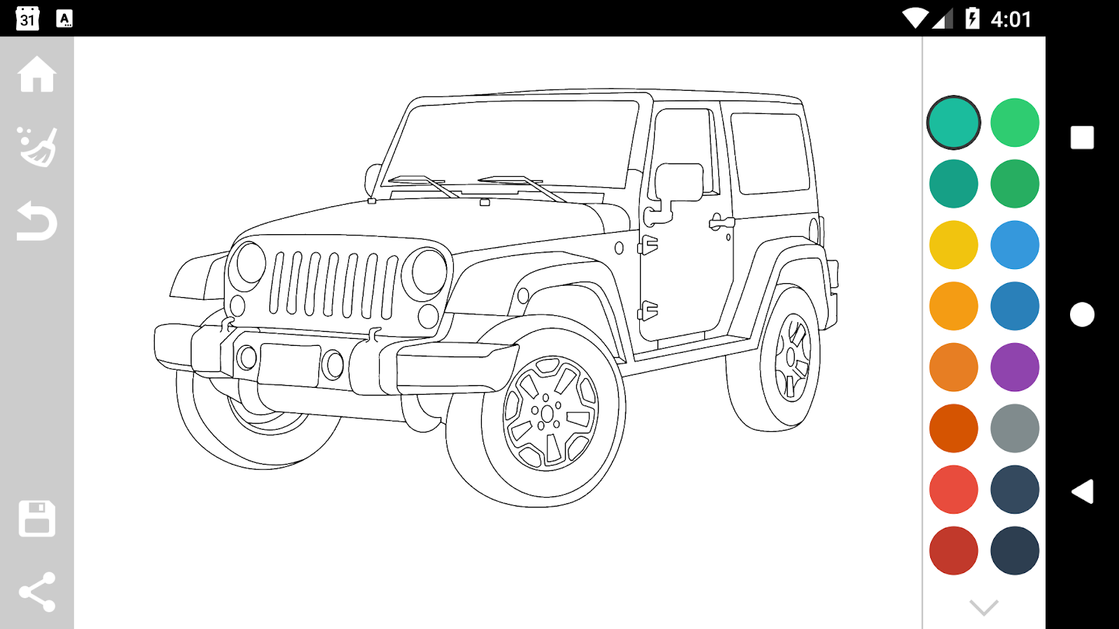 American Cars Coloring Book截图4