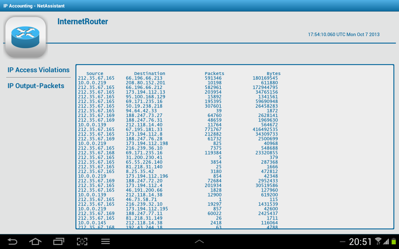 Cisco Router IP Accounti...截图4