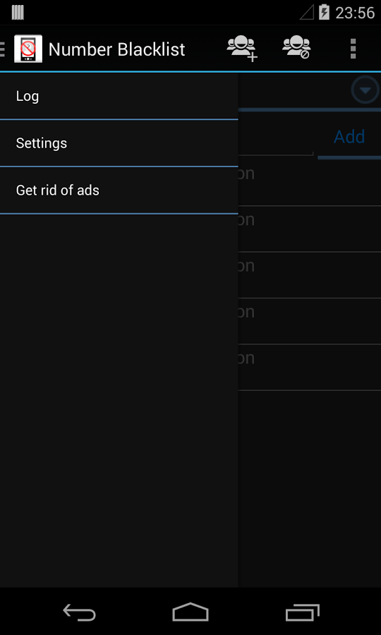 Number Blacklist截图2