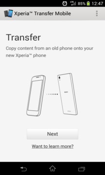 Xperia Transfer Mobile截图