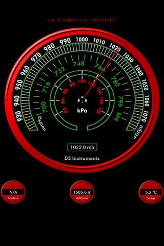 DS晴雨表-空气压力截图1