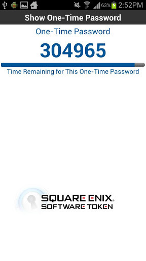 SQUARE ENIX Software Token截图1