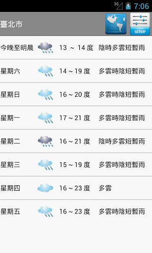 台湾天气截图2