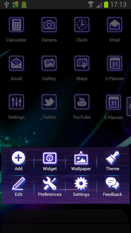 GalaxyS3 Next Launcher Theme截图1