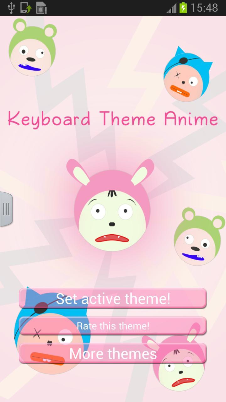 Keyboard Theme Anime截图1